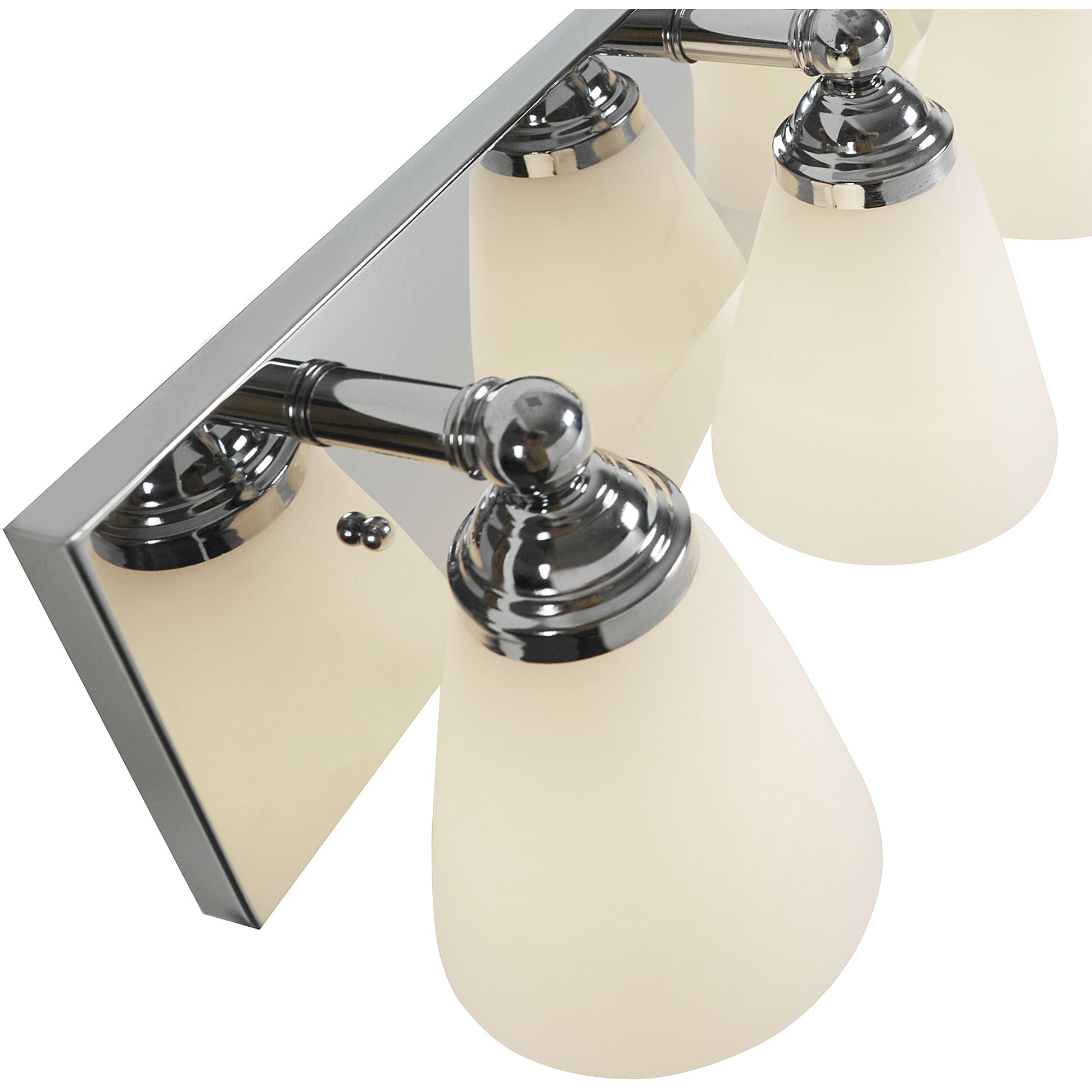 Hudson 5 Light 38 inch Chrome Bath Bar Wall Light